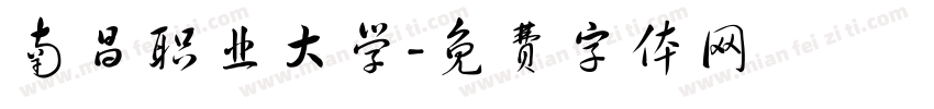 南昌职业大学字体转换