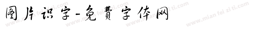 图片识字字体转换
