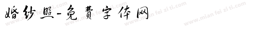 婚纱照字体转换