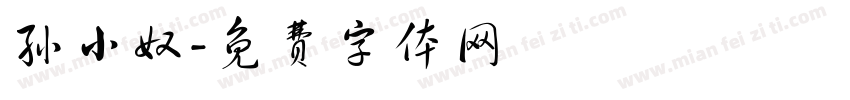 孙小奴字体转换