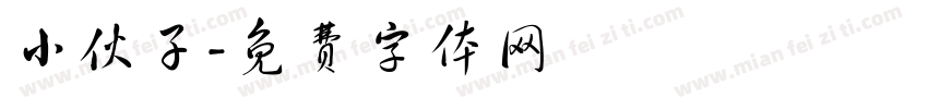 小伙子字体转换