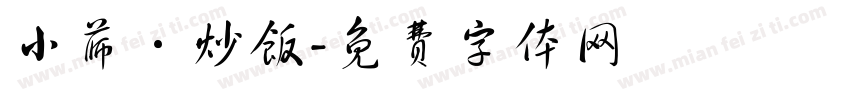 小薛·炒饭字体转换