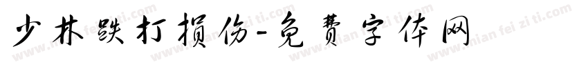 少林跌打损伤字体转换