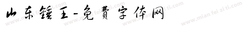 山东锤王字体转换