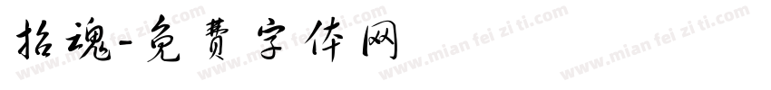 招魂字体转换