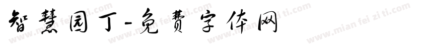 智慧园丁字体转换