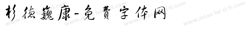 杉德巍康字体转换