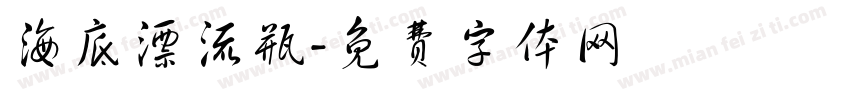 海底漂流瓶字体转换