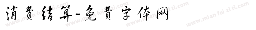 消费结算字体转换