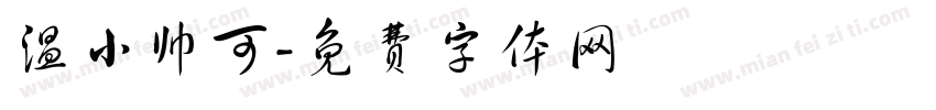 温小帅可字体转换