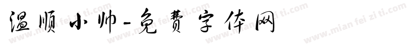 温顺小帅字体转换