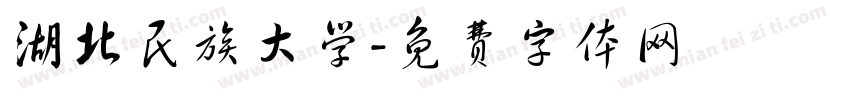 湖北民族大学字体转换