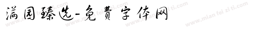 满园臻选字体转换