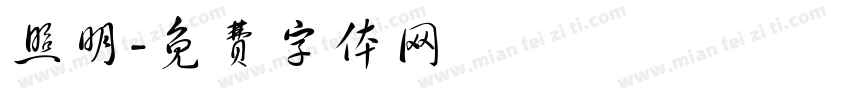 照明字体转换