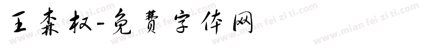 王森权字体转换