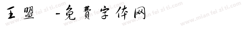 王盟貴字体转换