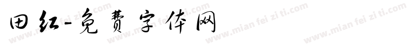 田红字体转换