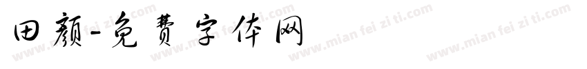 田颜字体转换