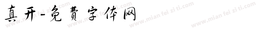 真开字体转换