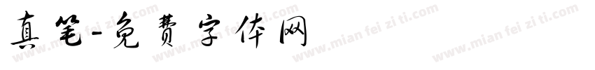 真笔字体转换