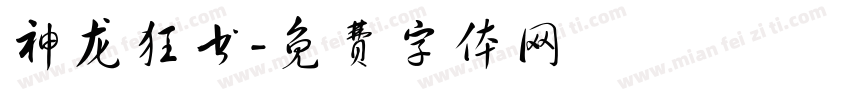 神龙狂书字体转换