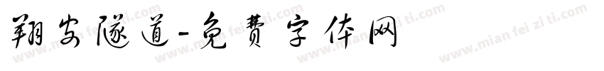 翔安隧道字体转换