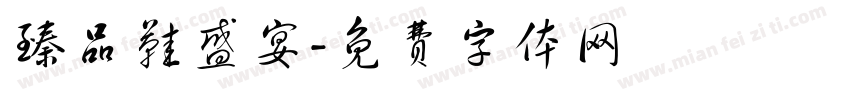 臻品鞋盛宴字体转换