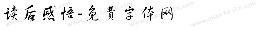 读后感悟字体转换