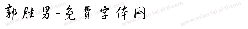 郭胜男字体转换