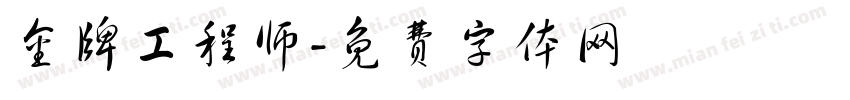 金牌工程师字体转换