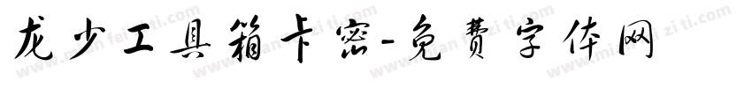 龙少工具箱卡密字体转换