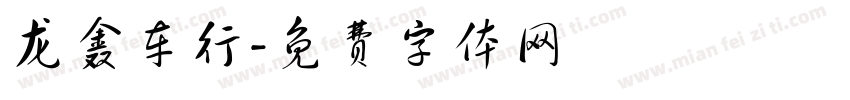 龙鑫车行字体转换