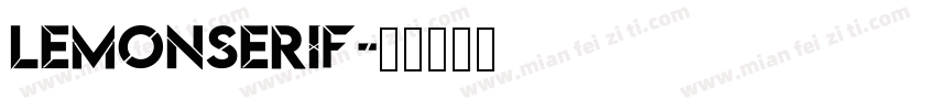 LemonSerif字体转换