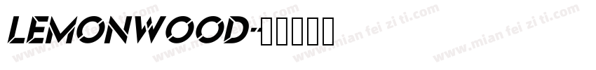 Lemonwood字体转换