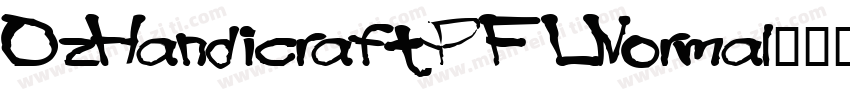 OzHandicraftPFLNormal字体转换