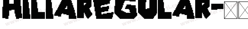 HILIAREGULAR字体转换
