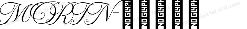 MORIN字体转换