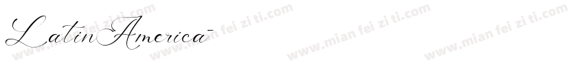 LatinAmerica字体转换