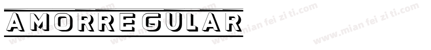 amorRegular字体转换