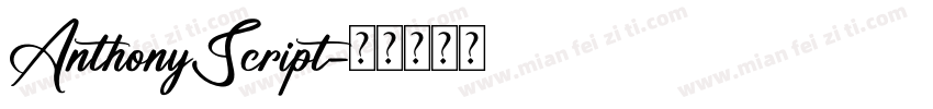 AnthonyScript字体转换