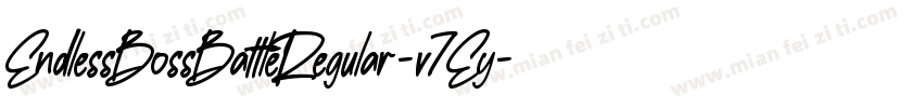 EndlessBossBattleRegular-v7Ey字体转换
