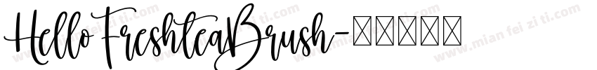 HelloFreshteaBrush字体转换