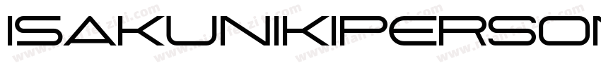 ISAKUNIKIPersonaluse字体转换