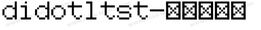 didotltst字体转换