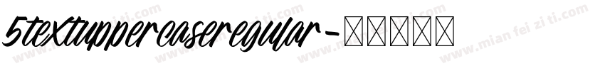 5textuppercaseregular字体转换