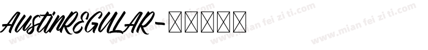 AustinREGULAR字体转换