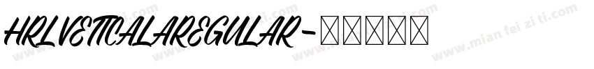 HRLVETICALAREGULAR字体转换