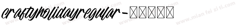 craftyholidayregular字体转换
