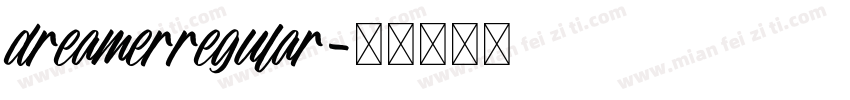 dreamerregular字体转换