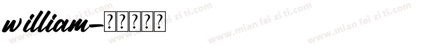 william字体转换